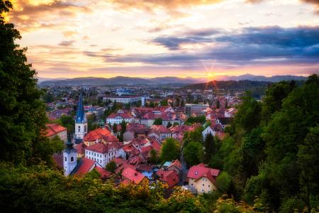 斯洛文尼亚镇全高清壁纸和背景图像