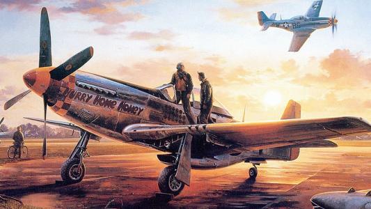 北美P-51野马全高清壁纸和背景图片