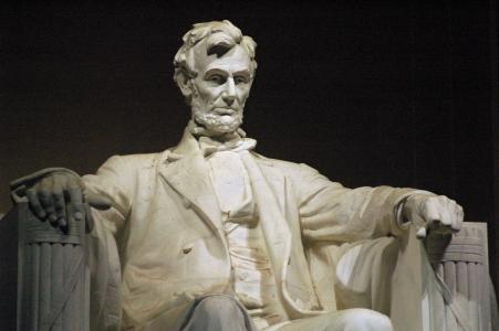 亚伯拉罕·林肯全高清壁纸和背景图像的雕像