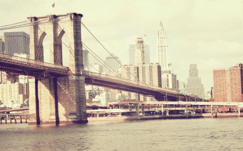 布鲁克林大桥全高清壁纸和背景图像