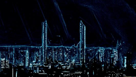 科幻城市全高清壁纸和背景