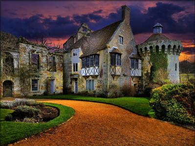 斯科特尼城堡在英格兰全高清壁纸和背景图像