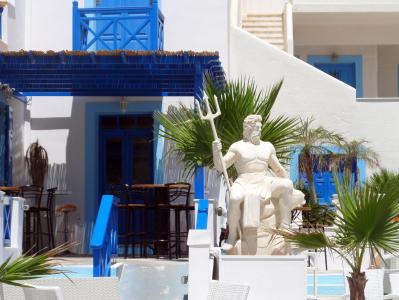 在karpathos希腊4k超高清壁纸和背景图像的海滩房子