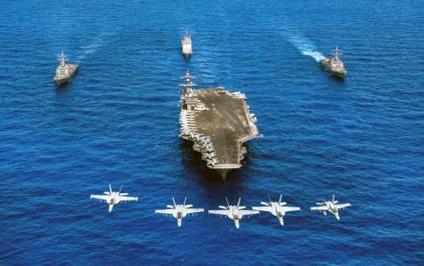 USS卡尔文森（CVN-70）全高清壁纸和背景图片