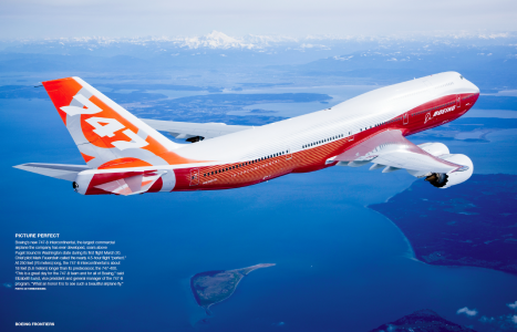 波音747-8壁纸和背景图像