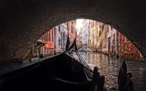从吊船全高清壁纸和背景图像的威尼斯视图