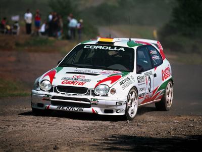 丰田卡罗拉紧凑型WRC（AE111）'1997-99壁纸和背景图像