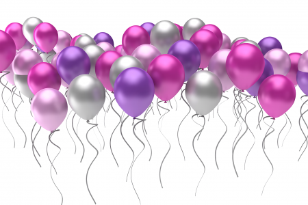 紫色气球全高清壁纸和背景