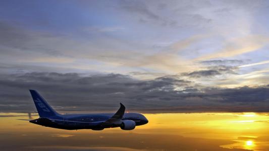 波音787梦幻客机全高清壁纸和背景图像