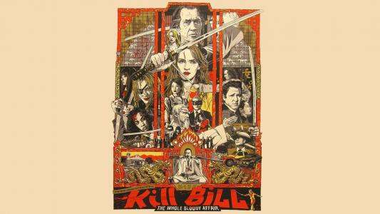 杀死比尔：整个血腥事件全高清壁纸和背景