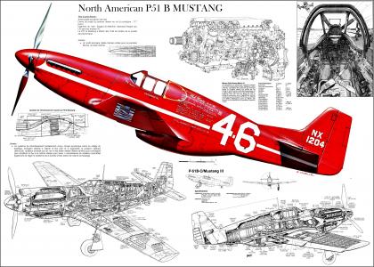 北美P-51野马4k超高清壁纸和背景图片