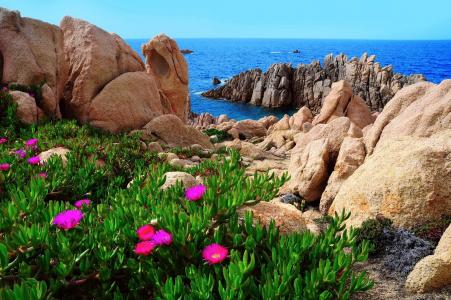 撒丁岛,意大利海岸全高清壁纸和背景图像