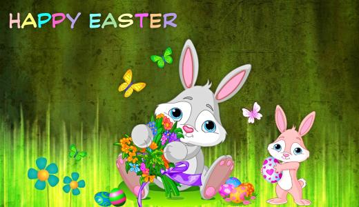 从复活节兔子充分的高清壁纸和背景图像复活节快乐