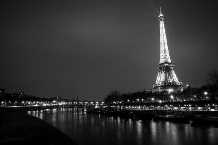 巴黎天际线4k超高清壁纸和背景图像