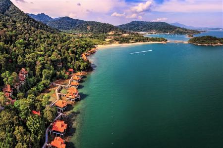 度假村在马来西亚海岸全高清壁纸和背景图像