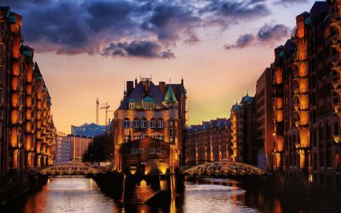 汉堡,是德国第二大城市全高清壁纸和背景图片