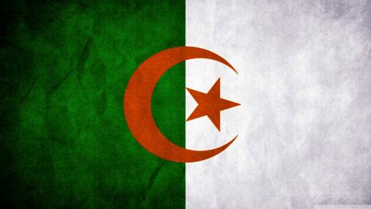 阿尔及利亚国旗壁纸和背景图像