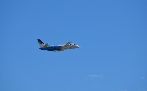 悉尼机场的VH-EKX Saab 340B REX Regional Express。