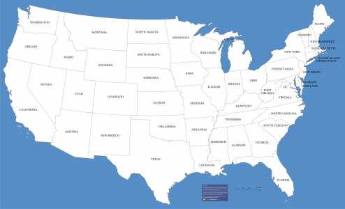 美国4k超高清壁纸和背景图片的地图