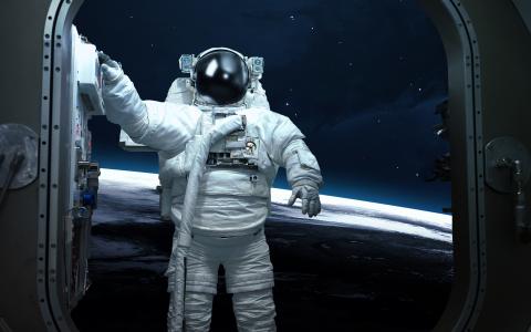 宇航员5k视网膜超高清壁纸和背景