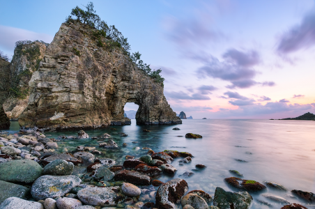 自然弧全高清壁纸和背景图像的岩石海洋