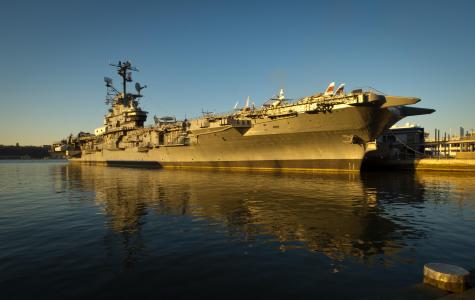 USS无畏（CV-11）4k超高清壁纸和背景图片