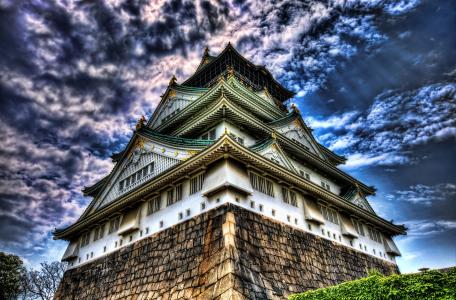 大阪城堡4k超高清壁纸和背景图片