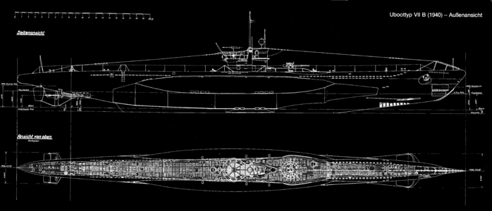 德国类型VII潜艇4k超高清壁纸和背景图片