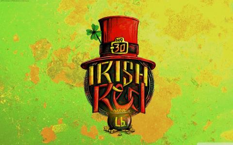 圣帕特里克节爱尔兰红色全高清壁纸和背景图像