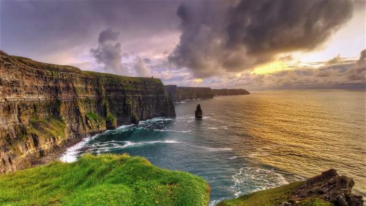 莫赫在爱尔兰的悬崖全高清壁纸和背景图像