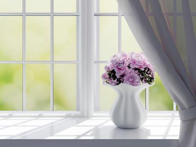 在Windowsill 5k Retina超高清壁纸和背景图像上的花朵