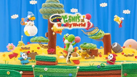 Poochy＆Yoshi的Woolly World全高清壁纸和背景图片