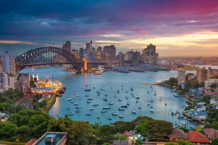 澳大利亚悉尼全景高清壁纸和背景图像