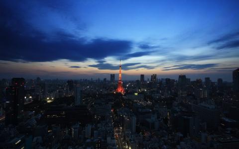 东京塔全高清壁纸和背景图像