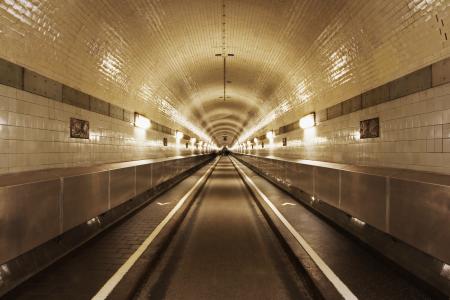 易北河隧道,汉堡,德国4k超高清壁纸和背景图像