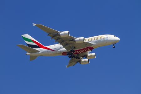 A6-EOJ酋长管辖区空中客车A380-861 5k视网膜超高清壁纸和背景图像