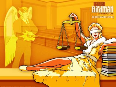 法律壁纸和背景的律师Harvey Birdman