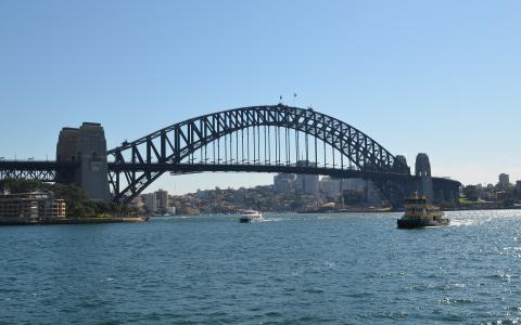 港湾大桥悉尼澳大利亚全高清壁纸和背景图像