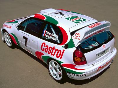 丰田卡罗拉紧凑型WRC（AE111）'1997-99壁纸和背景图像