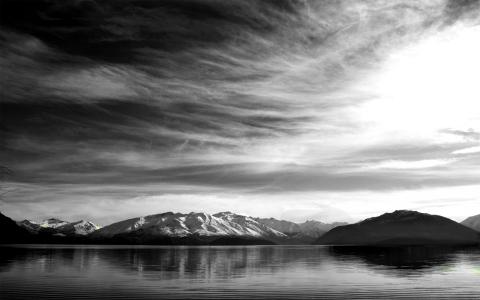 SERENITY [01]景区blackwhite湖[VersionOne] [12o月2012年星期五]全高清壁纸和背景