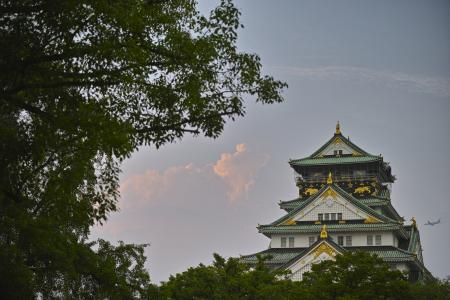 大阪城堡8k超高清壁纸和背景图片