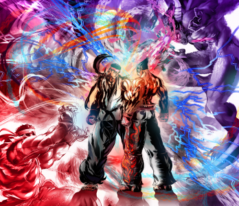 Ryu VS Kazuya壁纸和背景图像