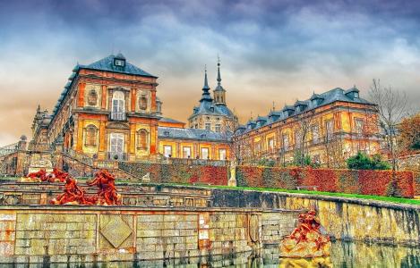 西班牙塞戈维亚拉格兰哈皇家宫殿全高清壁纸和背景图像