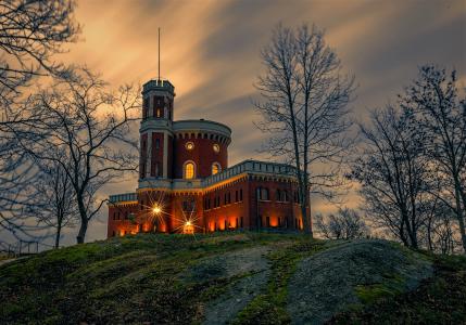 在瑞典的卡斯特尔霍尔门城堡全高清壁纸和背景图像