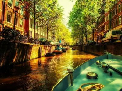 阿姆斯特丹运河全高清壁纸和背景图像