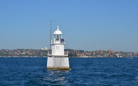 西悉尼堆光在悉尼港全高清壁纸和背景图像
