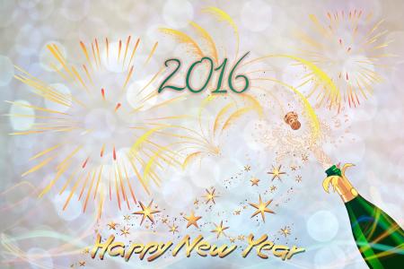 新年快乐2016年全高清壁纸和背景图像