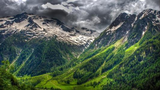 在瑞士的山全高清壁纸和背景