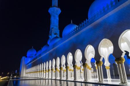 谢赫·扎耶德大清真寺5k视网膜超高清壁纸和背景