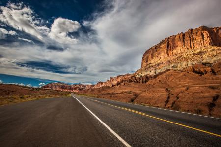 沙漠之路,美国全高清壁纸和背景图像